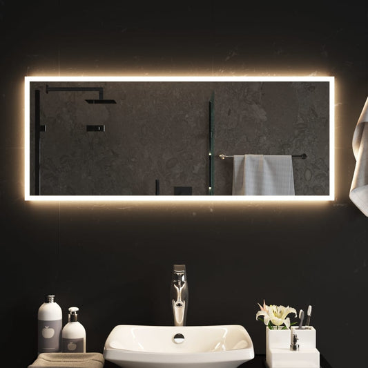 LED-es fürdőszobatükör 40x100 cm
