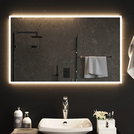 LED-es fürdőszobatükör 60x100 cm