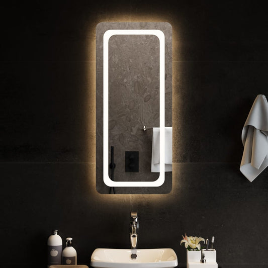 LED-es fürdőszobatükör 40x90 cm