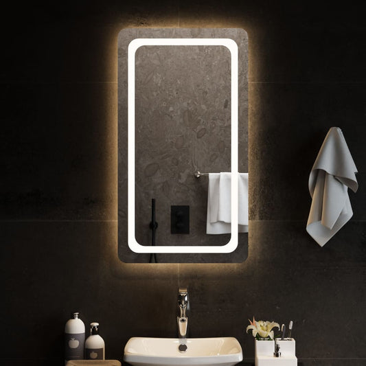 LED-es fürdőszobatükör 50x90 cm