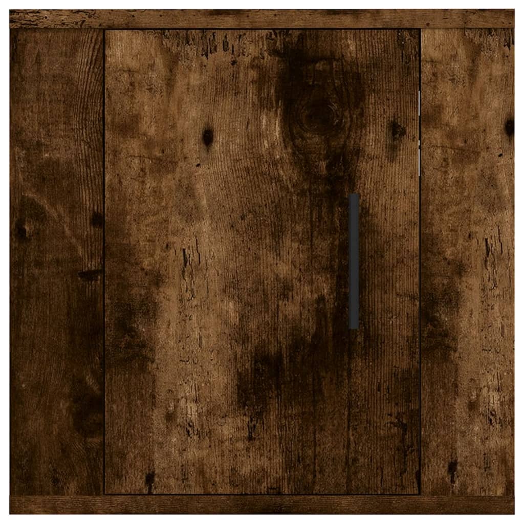 2 db füstös tölgy falra szerelhető TV-szekrény 40x34,5x40 cm