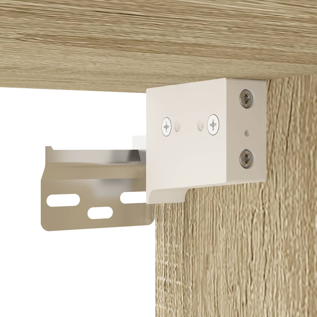 2 db sonoma tölgy fali TV-szekrény 40x34,5x60 cm