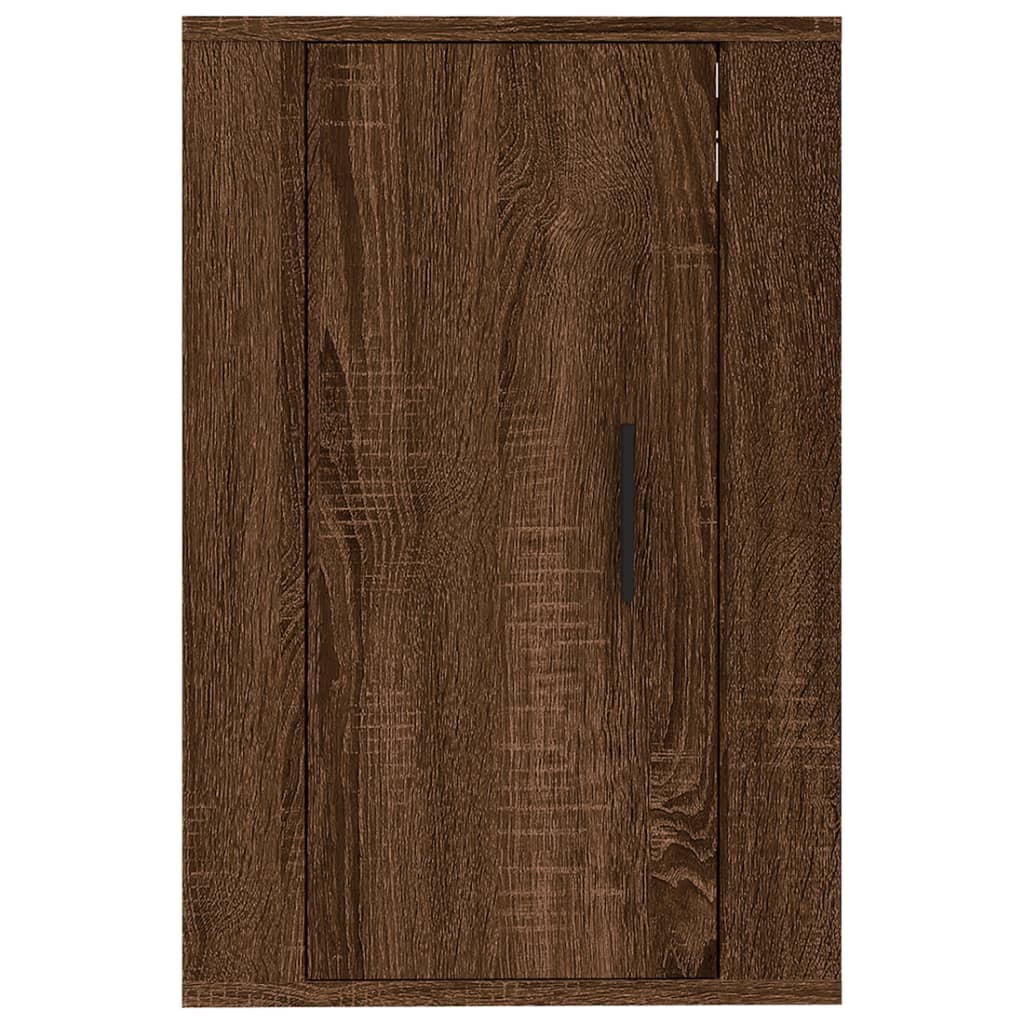 2 db barna tölgy falra szerelhető TV-szekrény 40x34,5x60 cm