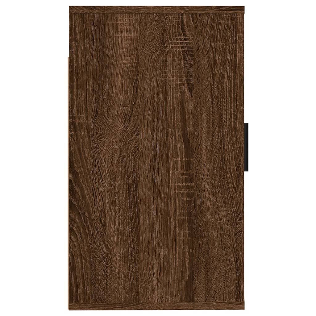 2 db barna tölgy falra szerelhető TV-szekrény 40x34,5x60 cm