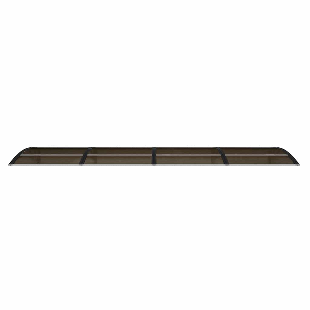 fekete polikarbonát ajtóelőtető 350 x 100 cm