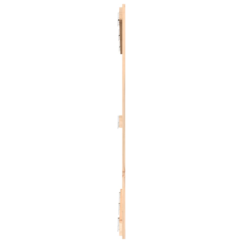 tömör fenyőfa fali fejtámla 146,5x3x110 cm