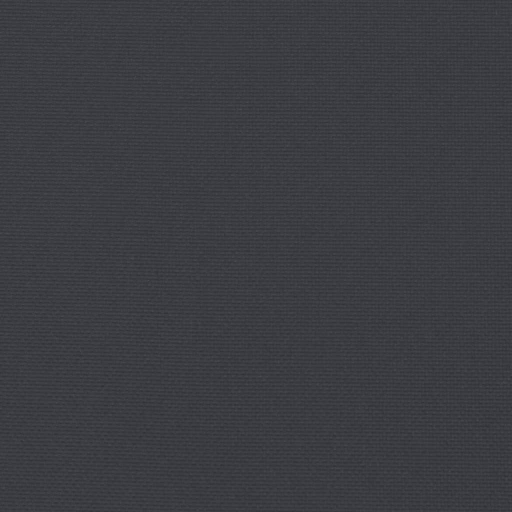 fekete oxford szövet kerti padpárna 180 x 50 x 7 cm