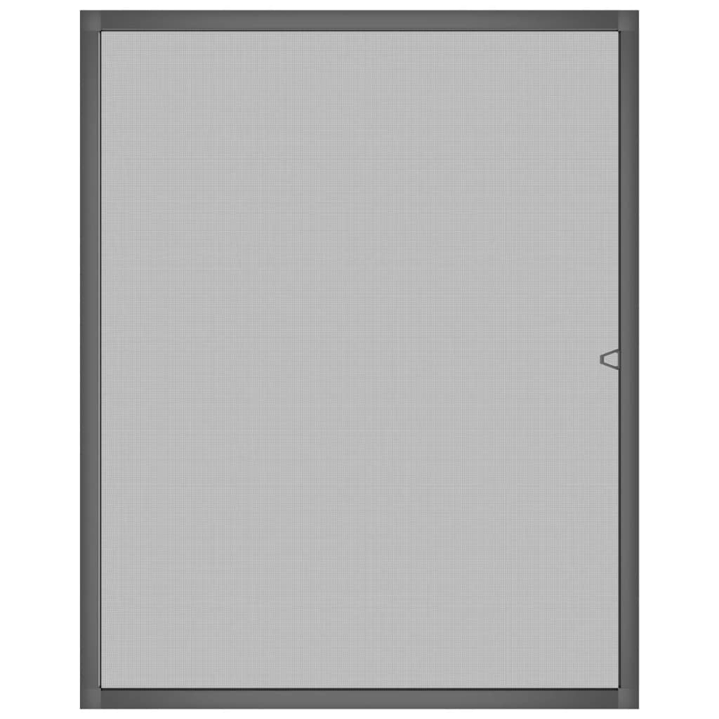 antracitszürke ablakszúnyogháló 100x120 cm