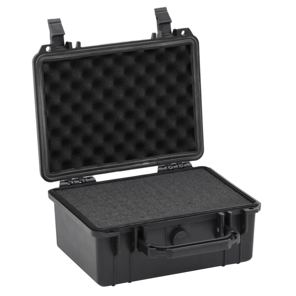 fekete PP hordozható repülős tok 24 x 19 x 11 cm