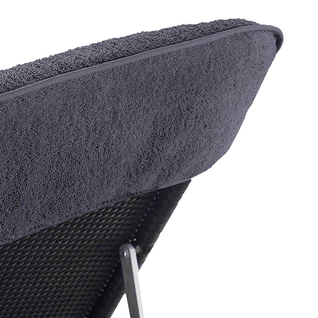 2 db antracitszürke 400 GSM szövet strandtörölköző 60 x 135 cm