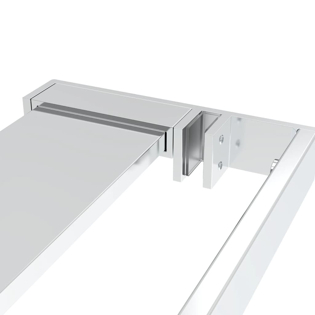 króm alumínium zuhanypolc walk-in zuhanyfalhoz 90 cm