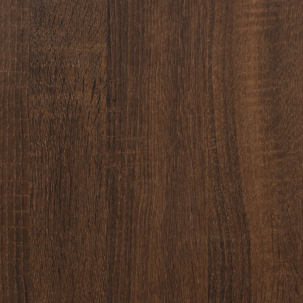 2 db barna tölgyszínű szerelt fa fali kockapolc 50 x 15 x 50 cm
