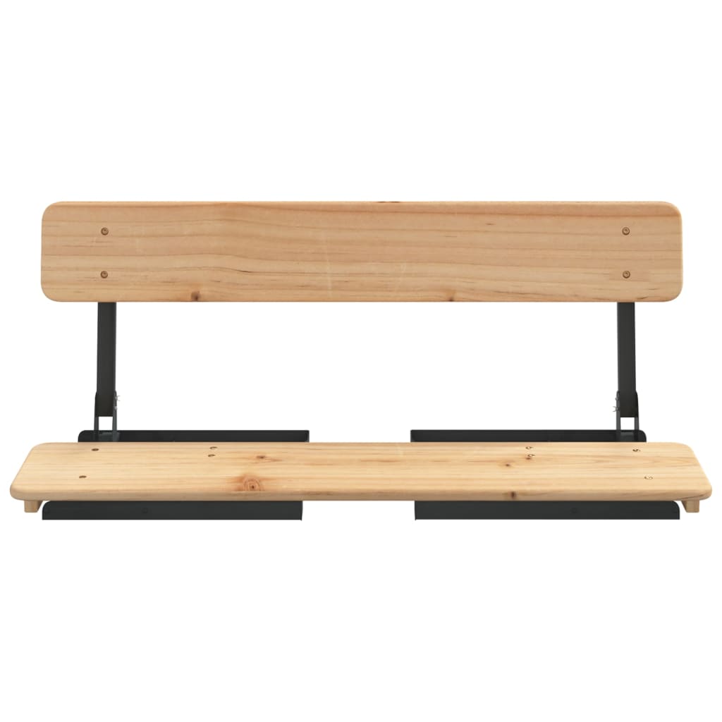 3 részes tömör fenyőfa összecsukható sörözőasztal garnitúra