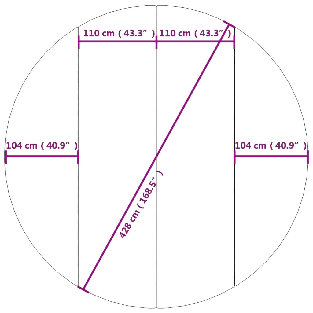 világosszürke poliészter geotextília medencealátét Ø 428 cm