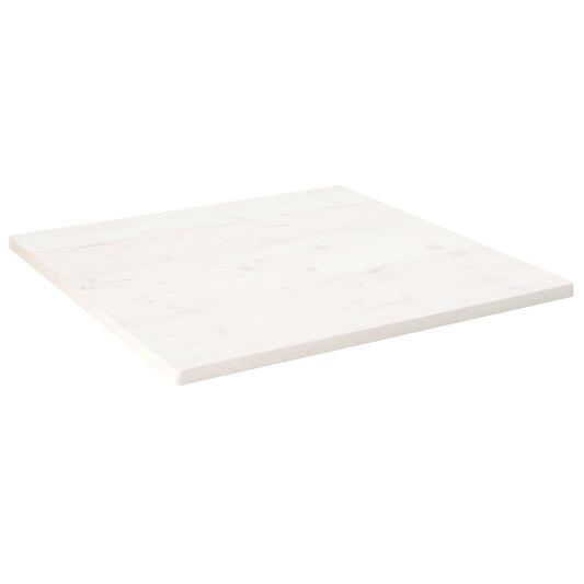 fehér tömör fenyőfa ovális asztallap 80x80x2,5 cm