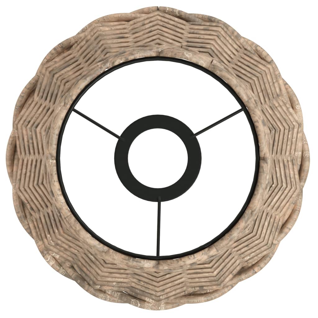 barna fonott mennyezeti lámpaernyő Ø20 x 15 cm