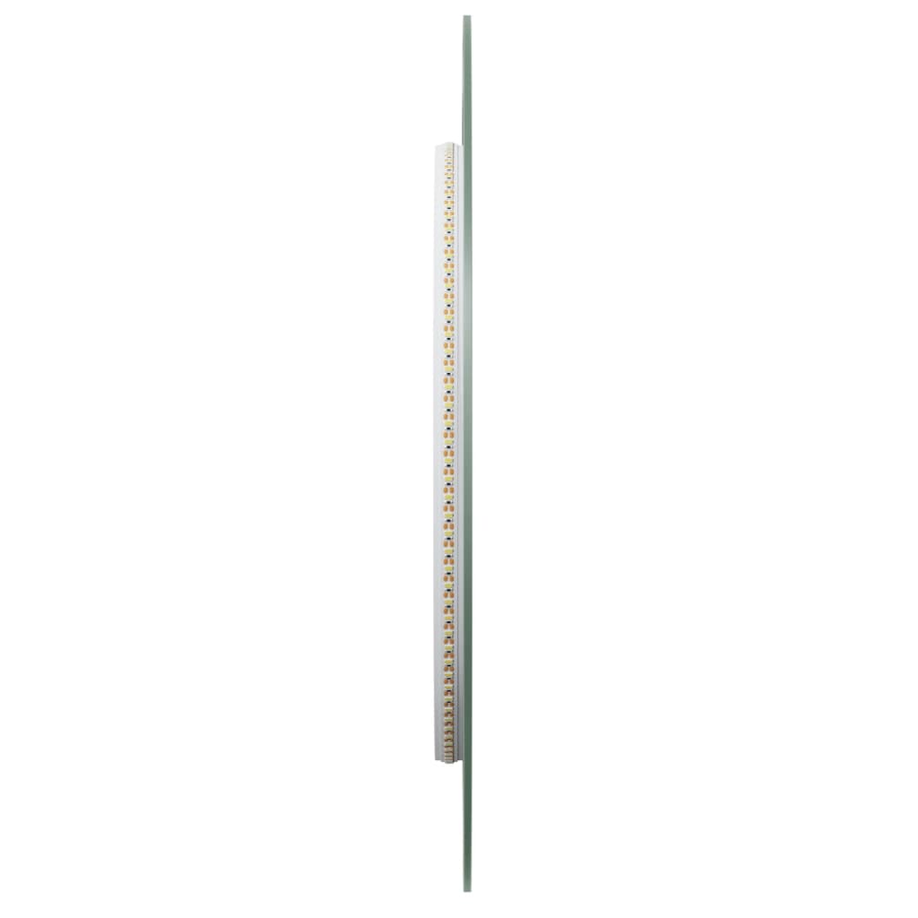ovális LED-es fürdőszobai tükör 100 x 45 cm