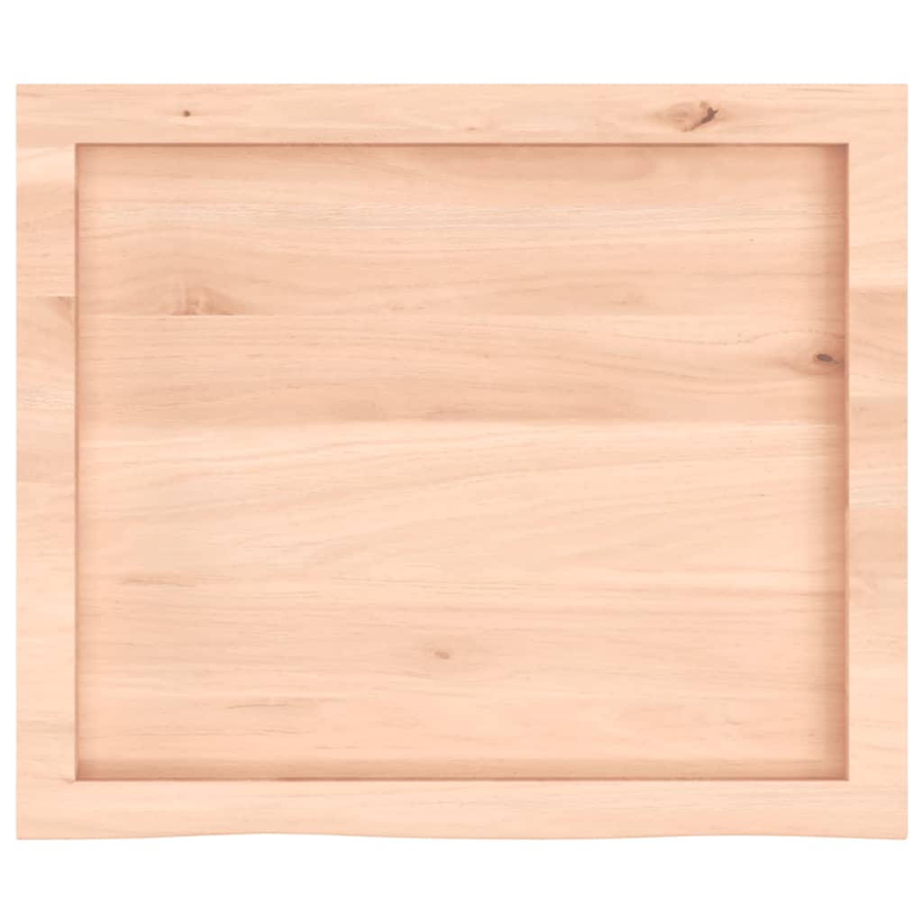 kezeletlen tömör tölgyfa fali polc 60x50x(2-4) cm