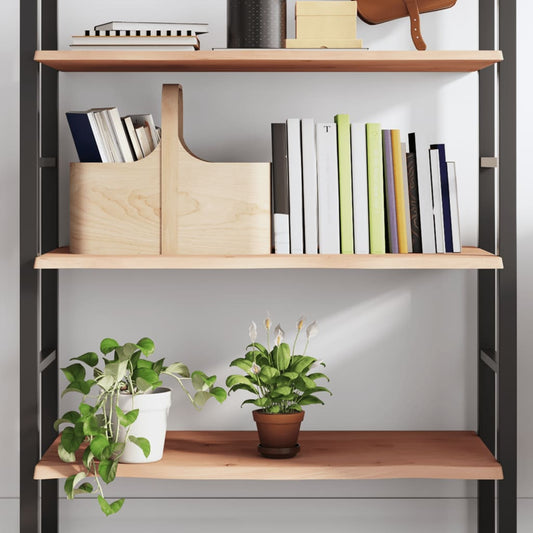 kezeletlen tömör tölgyfa fali polc 100x40x2 cm