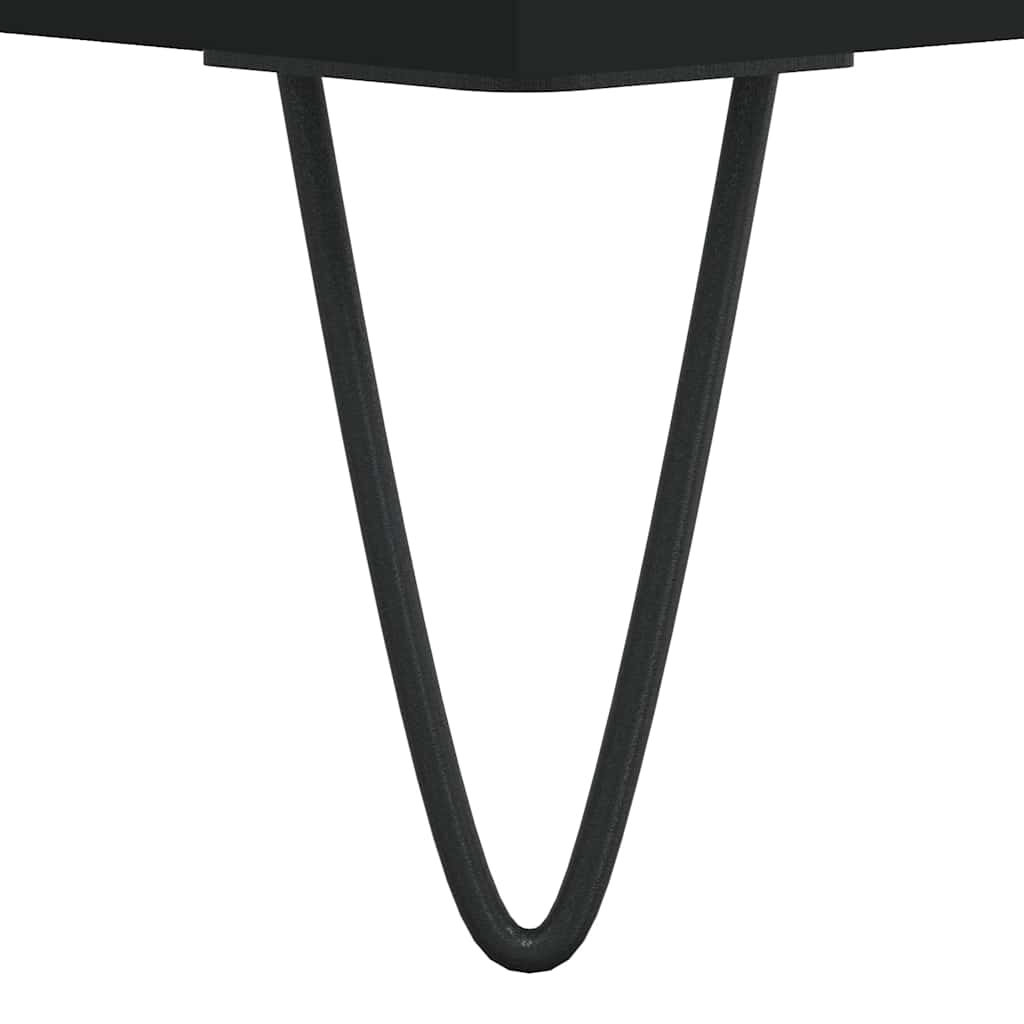 fekete szerelt fa mosdószekrény 80 x 33 x 60 cm