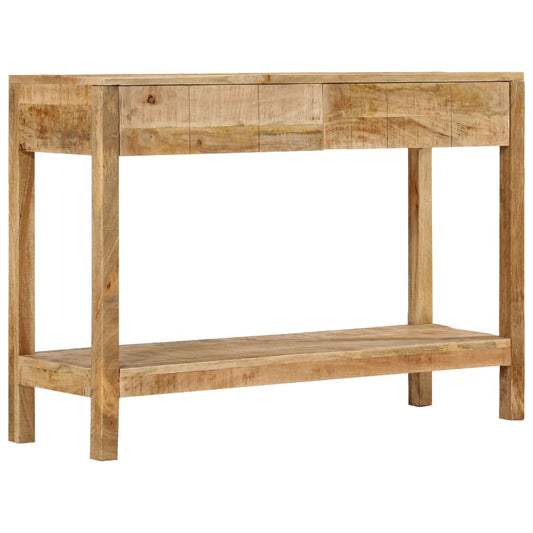 tömör mangófa tálalóasztal 2 fiókkal 110 x 35 x 75 cm