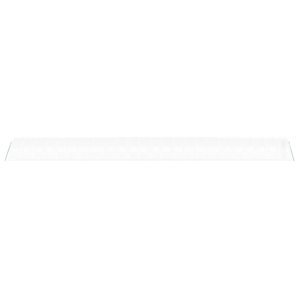fehér acélvázas melegház 72 m² 24 x 3 x 2 m