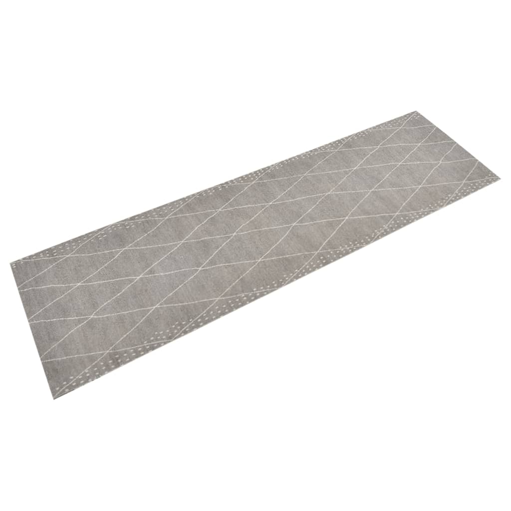 mosható rombuszmintás bársony konyhaszőnyeg 45x150 cm