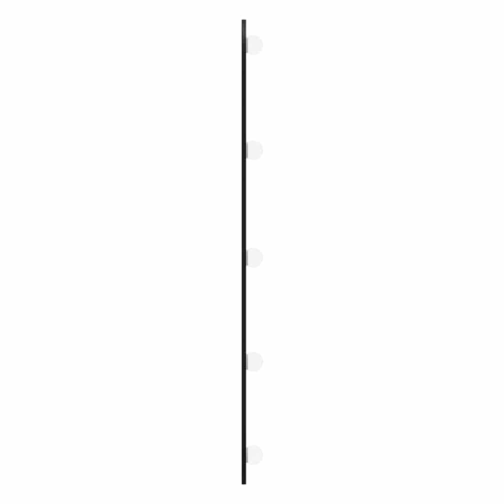 ovális üveg falitükör LED fényekkel 40 x 90 cm