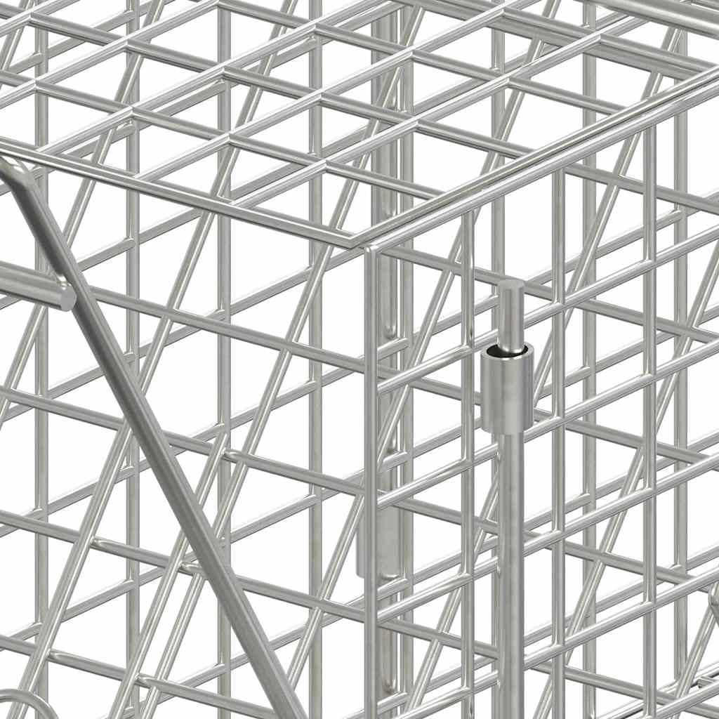 horganyzott vas állatcsapda 64,5 x 25 x 26,5 cm