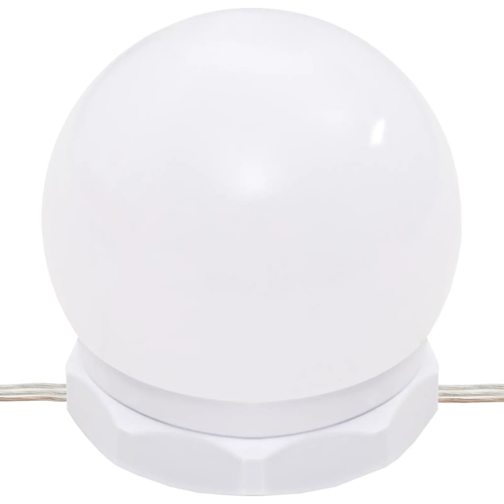 fekete tükrös szekrény LED-ekkel 60 x 31,5 x 62 cm