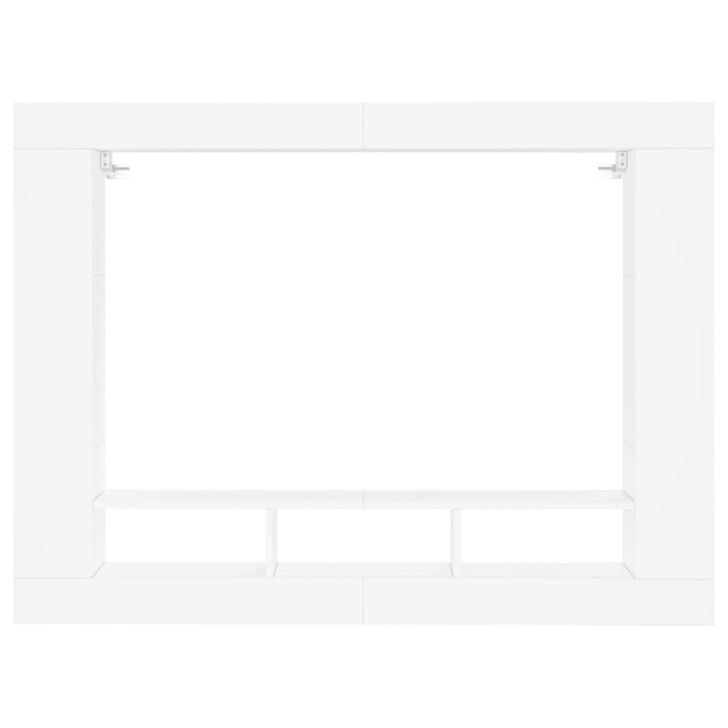 fehér szerelt fa TV-szekrény 152 x 22 x 113 cm