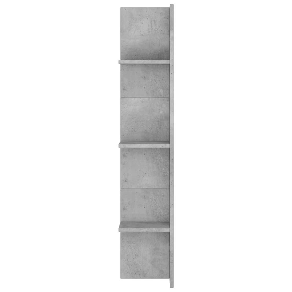betonszürke szerelt fa TV-szekrény 152x22x113 cm