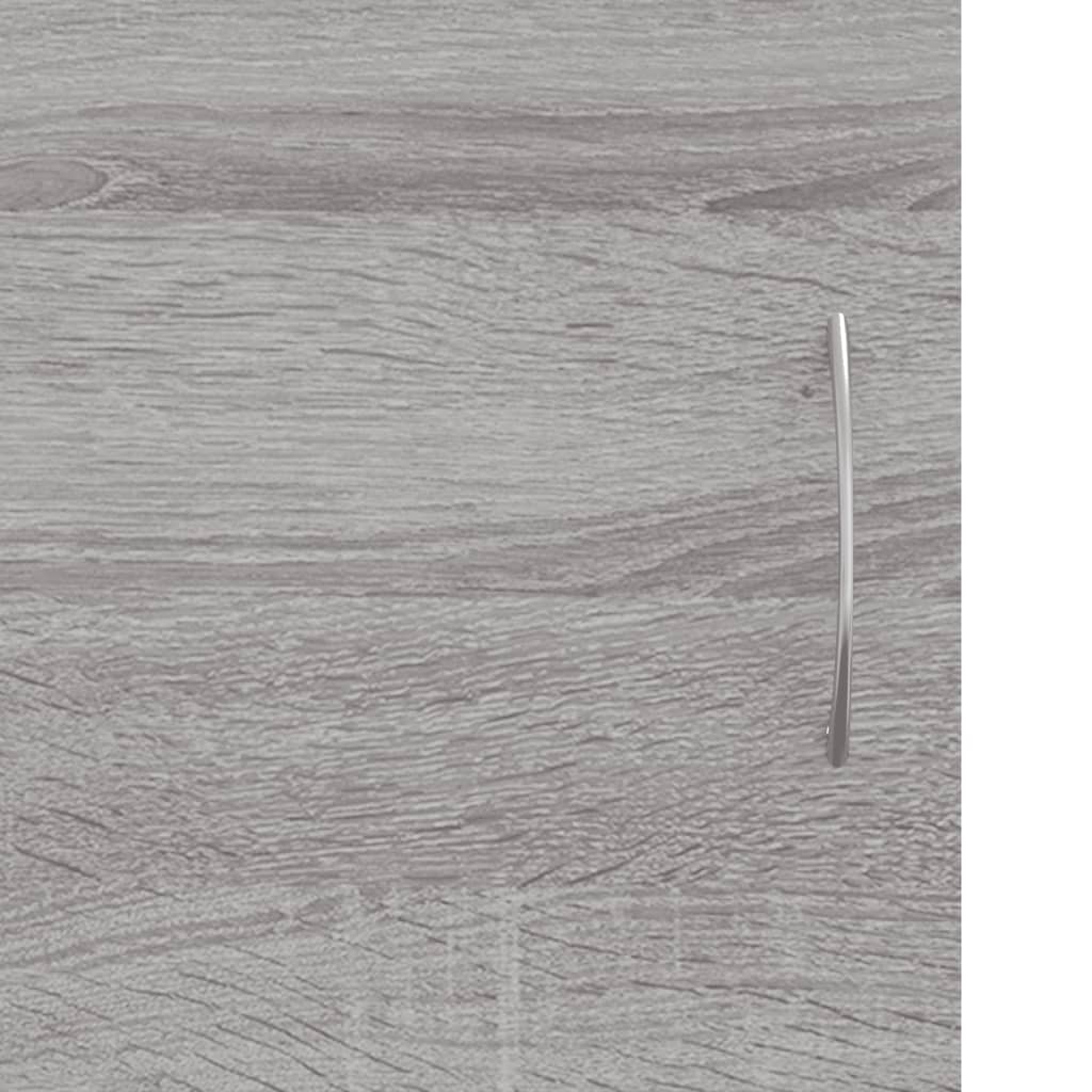 szürke sonoma színű szerelt fa TV-szekrény 102x30x37,5 cm