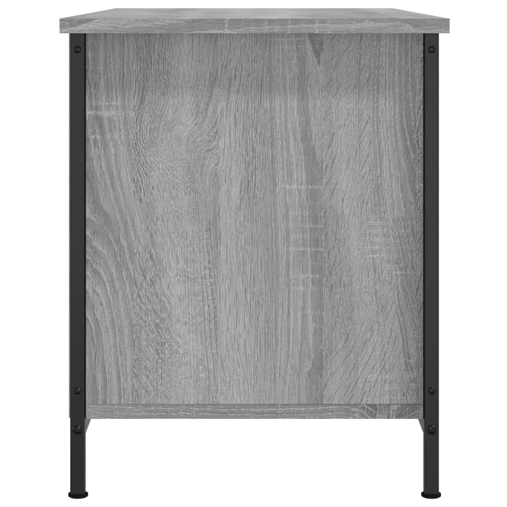 szürke sonoma színű szerelt fa TV-szekrény 80x40x50 cm