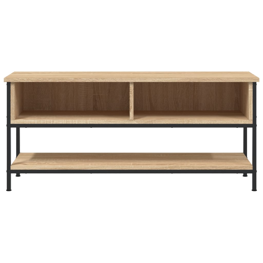 sonoma tölgyfa TV-szekrény 100 x 35 x 45 cm rétegelt fából