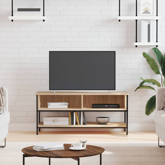 sonoma tölgyfa TV-szekrény 100 x 35 x 45 cm rétegelt fából