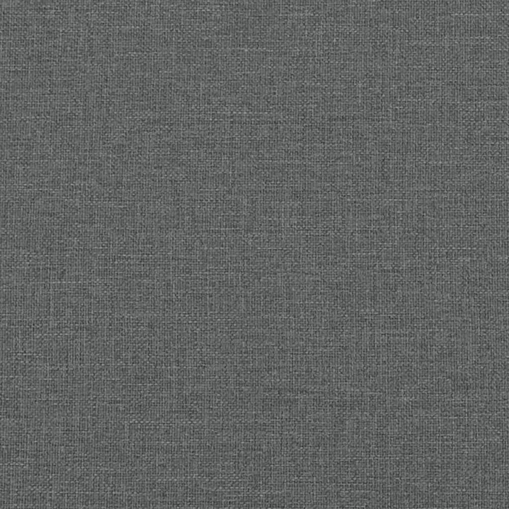 sötétszürke szövet kanapéágy 90 x 200 cm