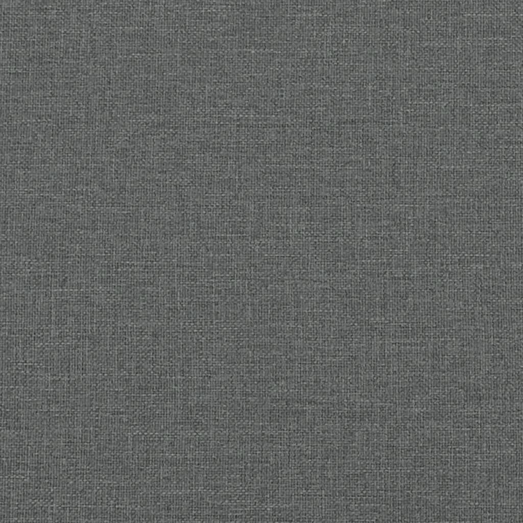 sötétszürke szövet kanapéágy 90 x 200 cm