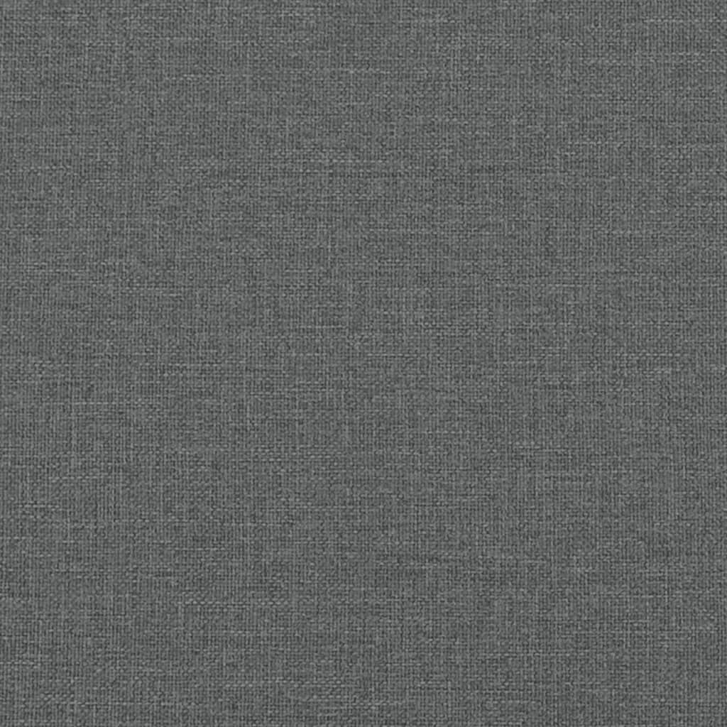 sötétszürke szövet kanapéágy 90 x 200 cm