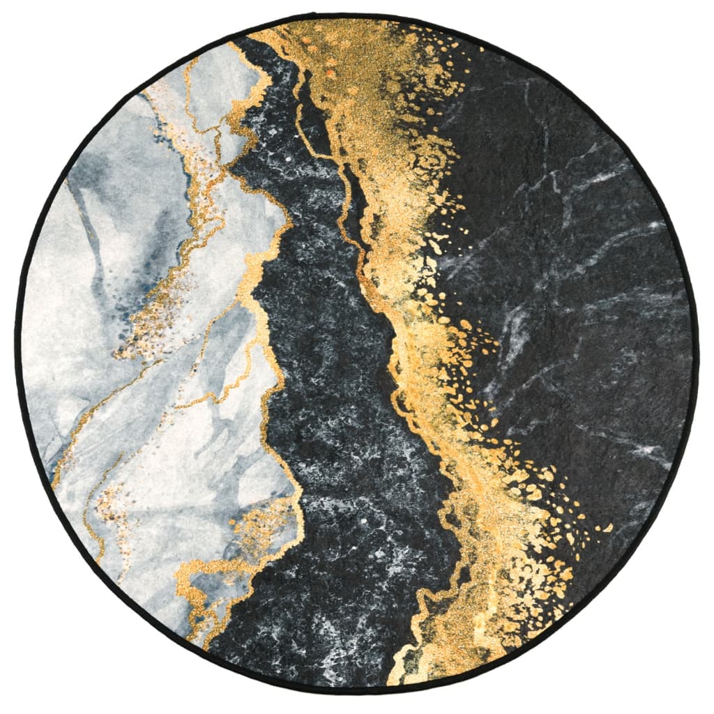 többszínű mosható csúszásgátló szőnyeg Ø 120 cm