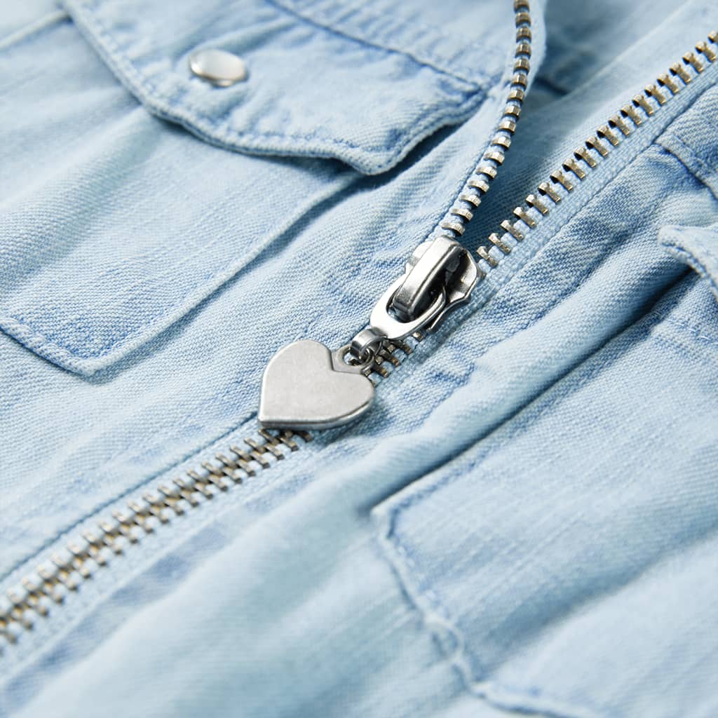 Halványkék rövid ujjú gyerek alsónadrág 140