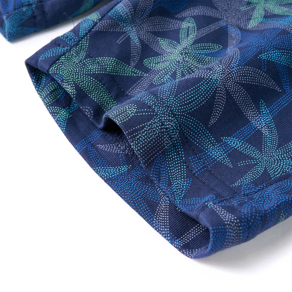 Tengerészkék gyerekrövidnadrág húzózsinórral 128