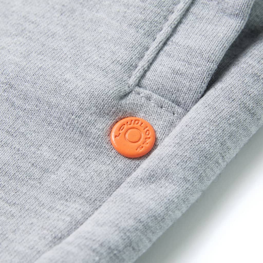 Szürke gyerekrövidnadrág húzózsinórral 128