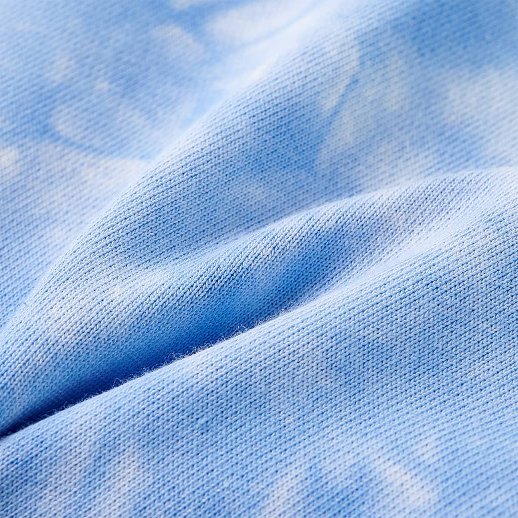 Halványkék gyerekrövidnadrág húzózsinórral 116