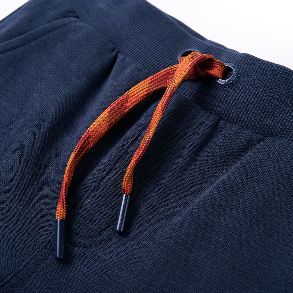 Tengerészkék melange gyerek melegítőnadrág 104