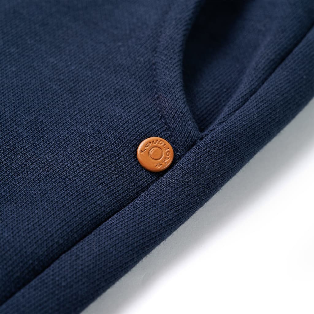 Tengerészkék melange gyerek melegítőnadrág 104