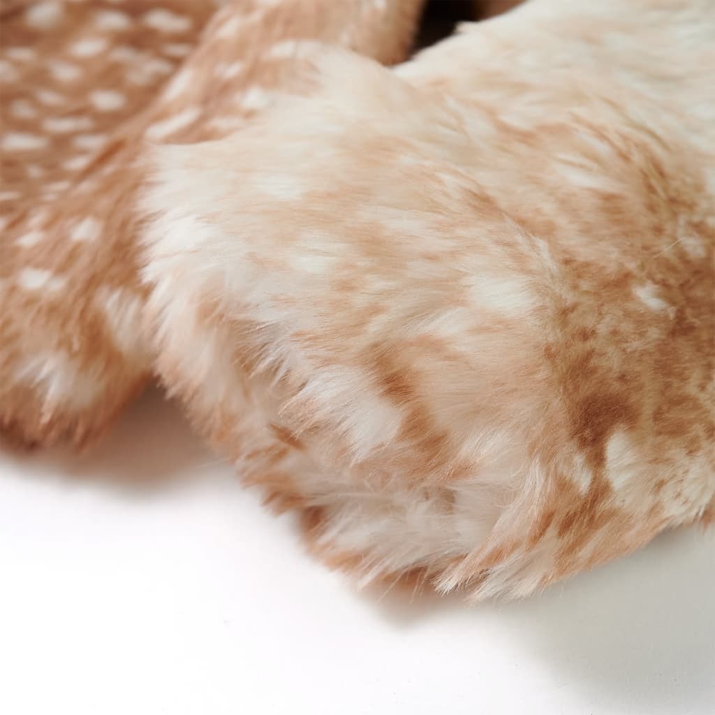 Gyerek kabát műszőrme Cognac 104