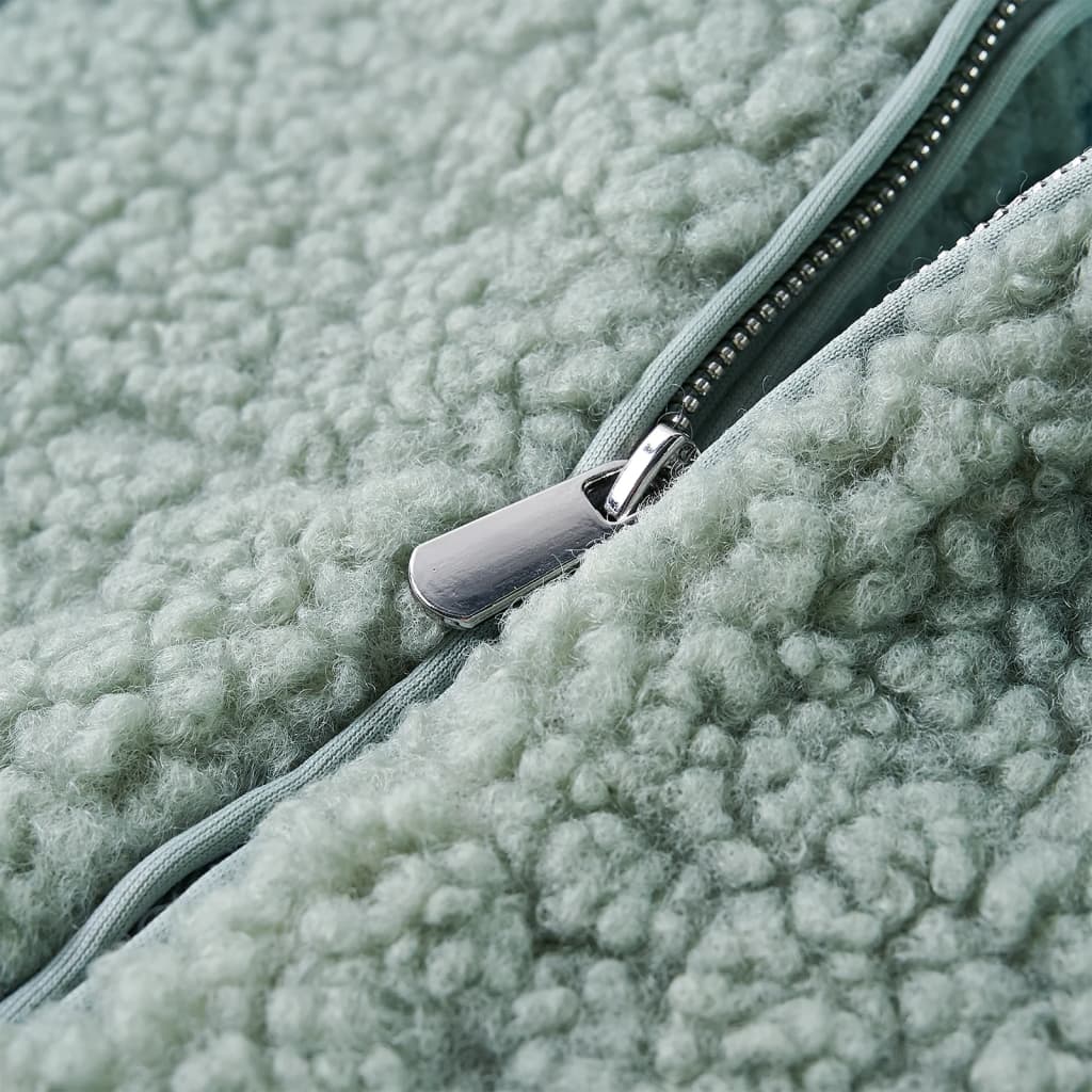 Gyerek kapucnis kabát Teddy menta zöld 92