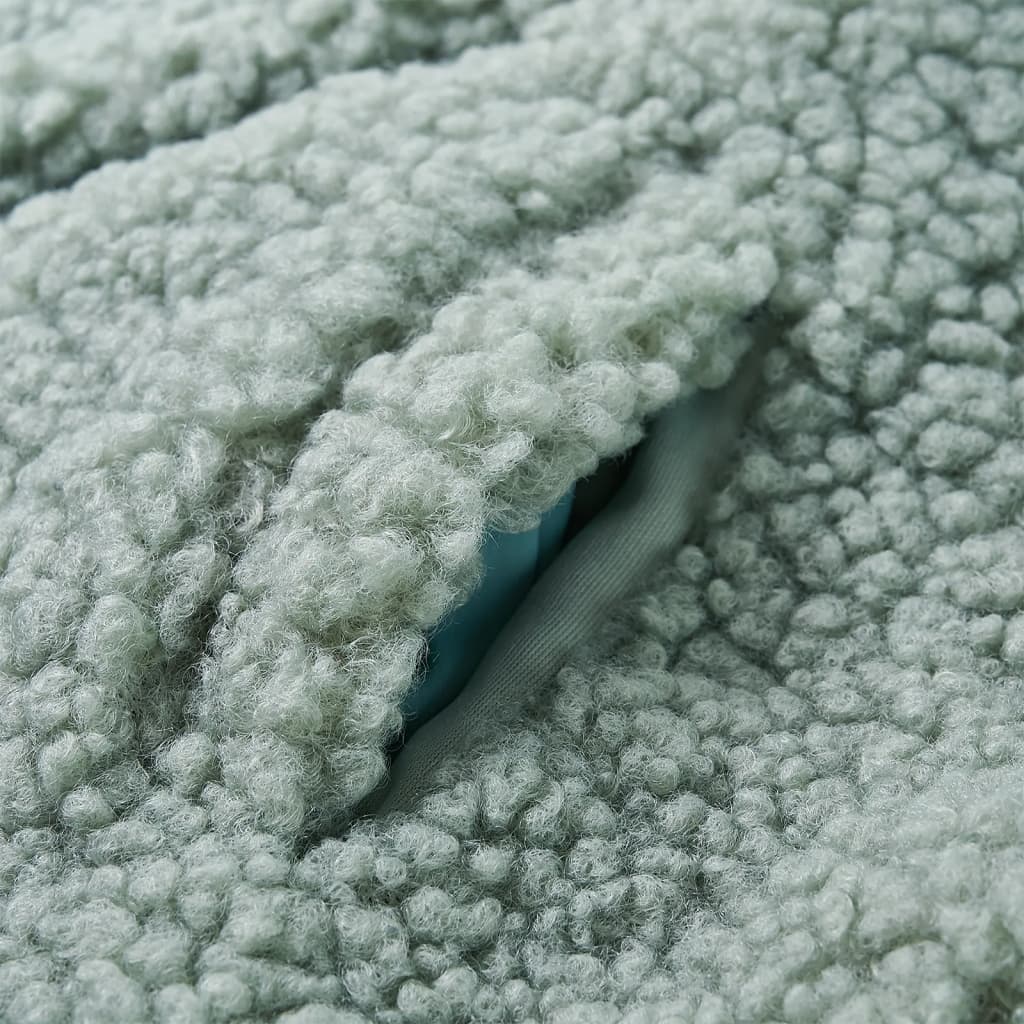 Gyerek kapucnis kabát Teddy menta zöld 92