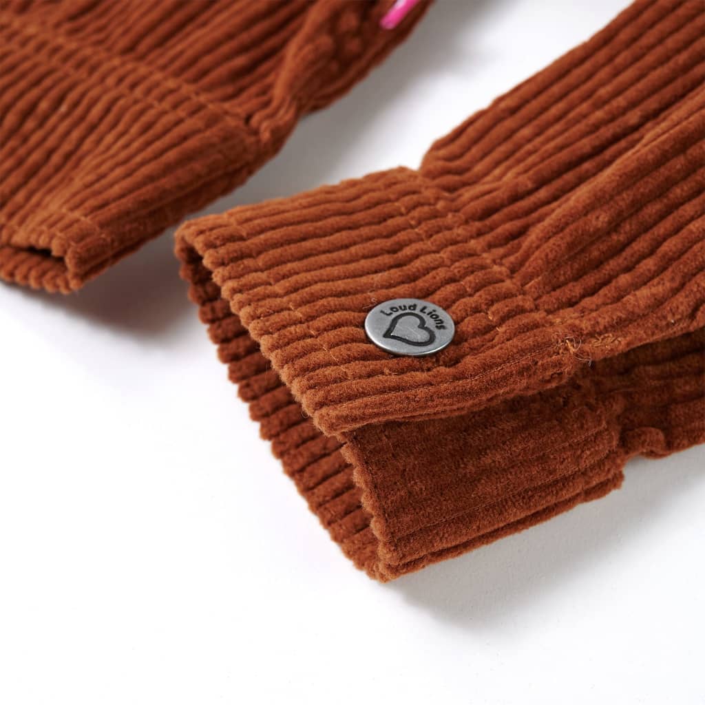 Gyerek kabát Corduroy Cognac 92